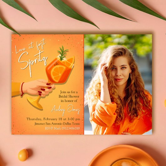 Invitation Amour à l'invitation de la douche nuptiale First S