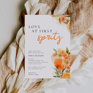 Invitation Amour à l'invitation de la douche nuptiale First S