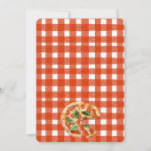 Invitation Amour à première tranche Pizza nuptiale Couples do (Dos)