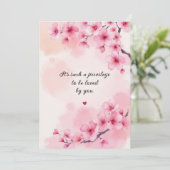 Invitation Amour Anniversaire Mariage (Debout devant)