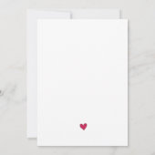 Invitation Amour Anniversaire Mariage (Dos)