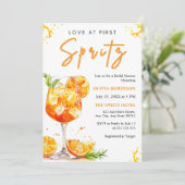 Invitation Amour au Premier Spritz Cocktail Orange Fête de Ma (Debout devant)