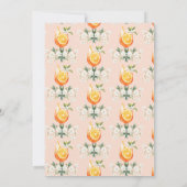 Invitation Amour Au Premier Spritz Élégante Fête des mariées  (Dos)