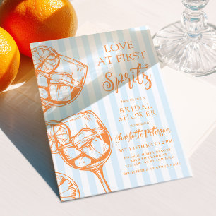 Invitation Amour au Premier Spritz : Fête de Fiançailles