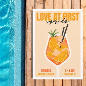 Invitation Amour au premier Spritz Modern Bachelorette Week-e