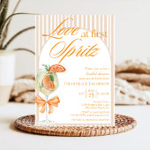 Invitation Amour au premier Spritz Rayures Bohèmes Réception