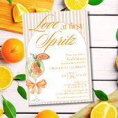 Invitation Amour au premier Spritz Rayures Bohèmes Réception