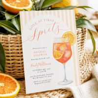 Amour au premier Spritz Shower de mariage