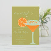 Invitation Amour au premier Spritz vert (Debout devant)