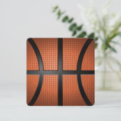 Invitation amour basketball sport (Debout devant)