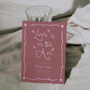 Invitation Amour Bizarre Dans L'air Enterrement de Vie de Jeu