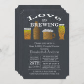 Invitation Amour Brassage Barbecue Bridal Showbweuse Invitati (Devant / Derrière)