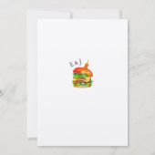 Invitation Amour & Burgers Monogram I Do BBQ Engagement Party (Dos)