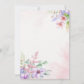 INVITATION AMOUR DANS LA FÊTE DES MARIÉES DE BLOOM (Dos)