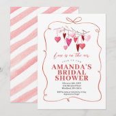 Invitation Amour dans l'air Saint-Valentin Fête de mariage Ch (Devant / Derrière)