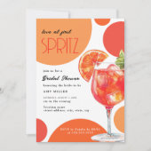 Invitation Amour de douche de mariée dès la première gorgée (Devant)