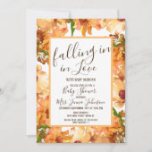 Invitation Amour de la verdure de l'automne Bébé douche Rusti (Devant)