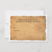 Invitation amour de pirate (Dos)