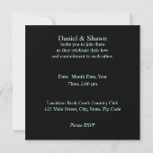 Invitation AMOUR de smokings (Dos)