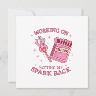 Invitation Amour de soi Spark Rose Allumettes Empouvoirement