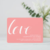 Invitation Amour de stylo de mod de l'invitation | de la (Debout devant)