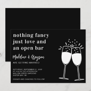 Invitation Amour Décontracté Mariage