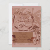 Invitation Amour des champignons (Devant)