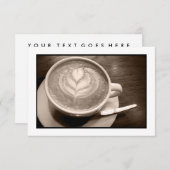 Invitation amour du café (Devant / Derrière)