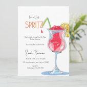 Invitation Amour Élégant minimal à la Fête des mariées First  (Debout devant)