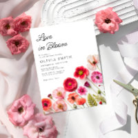 Amour En Fleur Floral Chic Fête des mariées Invita