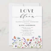 Invitation Amour en Fleur Floral Spring Bachelorette Week-end (Devant)