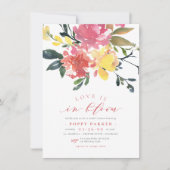 Invitation Amour En Fleur Printemps Moderne Fête des mariées (Devant)