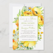 Invitation Amour en fleur printemps nuptiale modèle de douche (Devant)