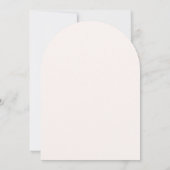 Invitation amour en fleur rose rose floral arche de douche nu (Dos)