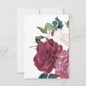 Invitation Amour en fleurs (Dos)