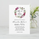 Invitation Amour en fleurs (Debout devant)