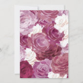 Invitation Amour en fleurs (Dos)
