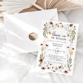 Invitation Amour en fleurs Fête des mariées d'été du printemp