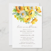 Invitation Amour en fleurs printemps fleur nuptiale douche (Devant)