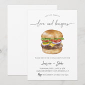 Invitation Amour et Burgers (Devant / Derrière)