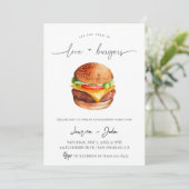 Invitation Amour et Burgers (Debout devant)