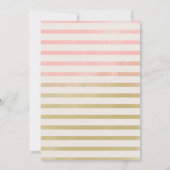 Invitation Amour et Mimosas  (Dos)