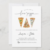 Invitation Amour et Pizza (Devant)