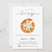 Invitation Amour et Pizza (Devant)