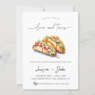 Invitation Amour et Tacos