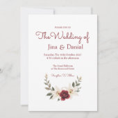 Invitation Amour éternel (Devant)