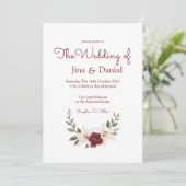 Invitation Amour éternel (Debout devant)