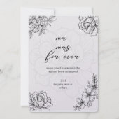 Invitation amour éternel (Devant)