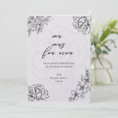 Invitation amour éternel (Debout devant)