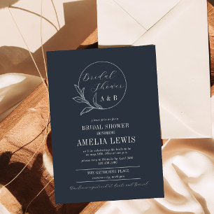 Invitation Amour Éternel Fête de Mariage Couronne Bleue Pro